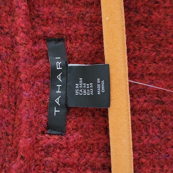 Tahari Bubble Sleeve Cardigan - Picture 2 of 8